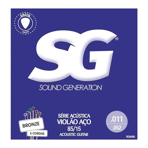 Encordoamento para Violão Sound Generation 011 - Bronze
