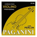 Encordoamento Profissional Violino Perlon Paganini PE980