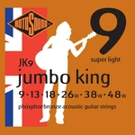 Encordoamento Rotosound JK9 Jumbo King 009/048 para Violão