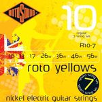 Encordoamento Rotosound R10-7 Roto Yellows (Guitarra 7 Cordas)