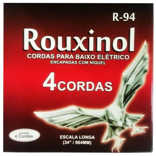 Encordoamento Rouxinol para Contrabaixo 4 Cordas R94