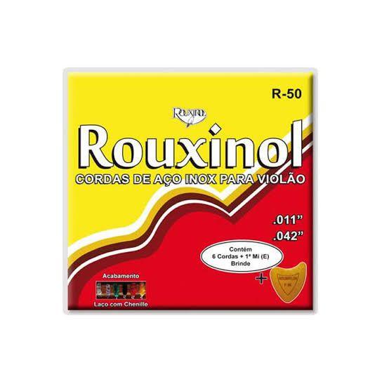 Encordoamento Rouxinol R50 010/042 Bronze 85/15 Violão Aço