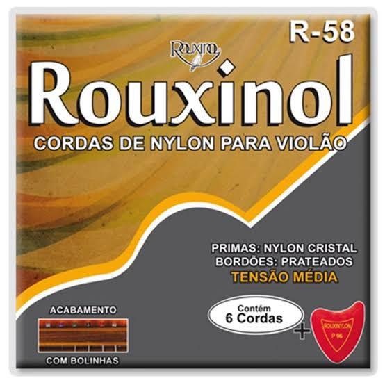 Encordoamento Rouxinol R58 para Violão Nylon Tensão Média