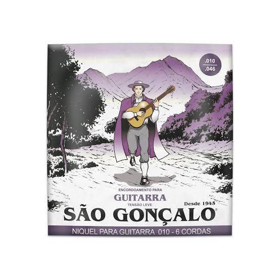 Encordoamento São Gonçalo 010 Níquel para Guitarra 11027 - Izzo