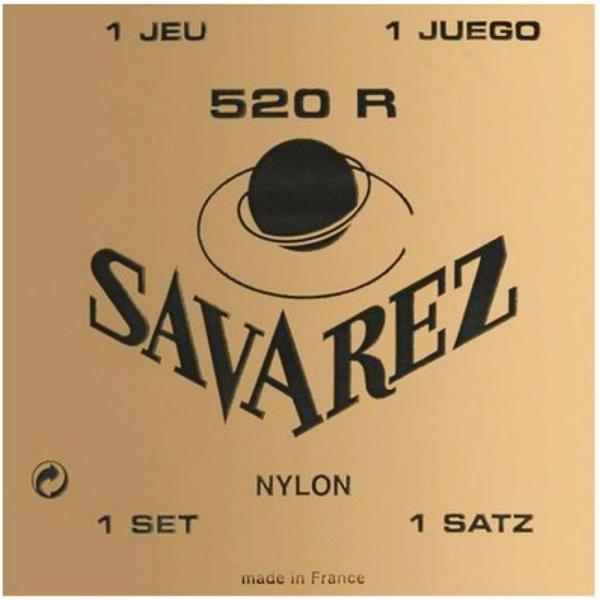 Encordoamento Savares para Violão Nylon 520R Tensão Alta - Savarez