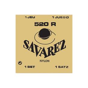 Encordoamento Savarez para Violão Nylon Tradicional 520R - Tensão Alta