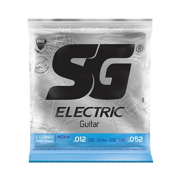 Encordoamento SG Electric P/ Guitarra Níquel 12/52 - EC0462 - Sg Strings
