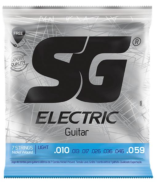 Encordoamento SG Guitarra 7 Cordas