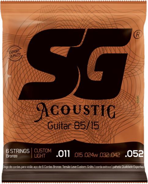Encordoamento SG Violão 6 Cordas 011 - Sg Strings