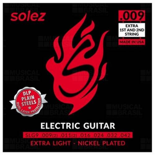 Encordoamento Solez Slg9 para Guitarra (.009-.042) Extra Light