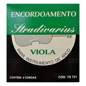 Encordoamento Stradivarius Viola de Arco TS721 Torelli