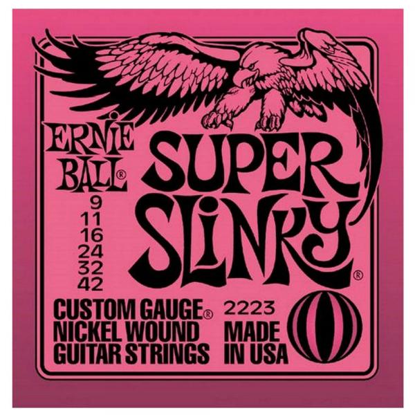 Encordoamento Super Slinky .009/.042 6 Cordas 2223 Ernie Ball