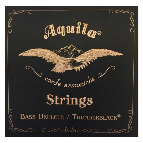 Encordoamento Ukulele Bass UBass 4 Cordas Thunderblack AQ 140U UB - Aquila