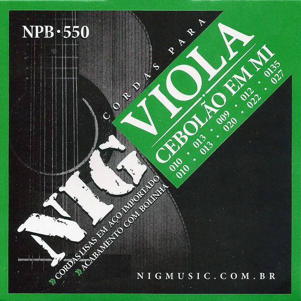 Encordoamento Viola Caipira Cebolão e NIG Pho/Bro Bolinha NPB550