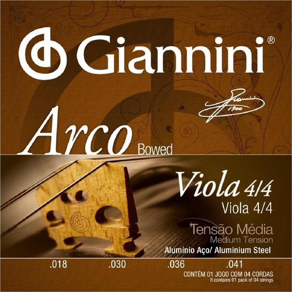 Encordoamento Viola de Arco Giannini GEAVOA - Tensao Media