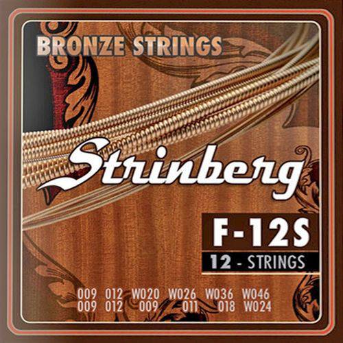 Encordoamento Violão 12 Cordas Strinberg F-12s
