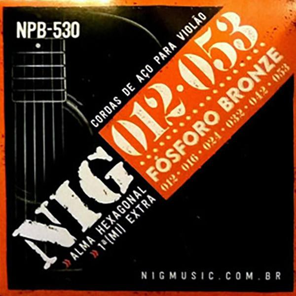 Encordoamento Violão Aço 012 NIG Pho/Bro NPB530