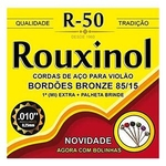 Encordoamento Violão Aço .010 Bronze 85/15 Rouxinol R50