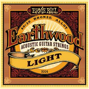 Encordoamento Violão Aço 011 Ernie Ball Earthwood 2004 Light 80/20