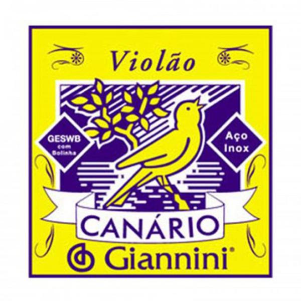 Encordoamento Violão Aço com Bolinha Canario - Giannini