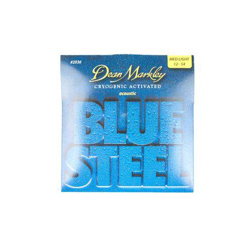 Encordoamento Violão Dean Markley Blue Steel 012 54 - #2036 DEAN MARKLEY