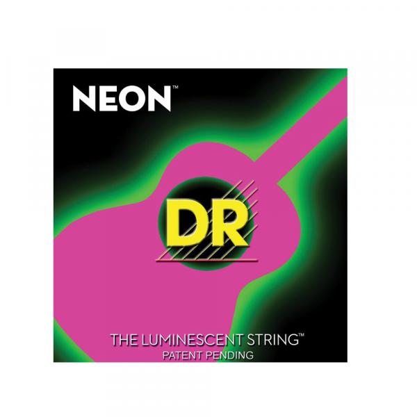 Encordoamento Violão Dr NPA 10 Aço Neon Pink