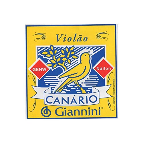 Encordoamento Violão Giannini Canário Nylon Genw