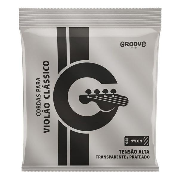 Encordoamento Violão Groove Nylon Tensão Alta Cristal GS5