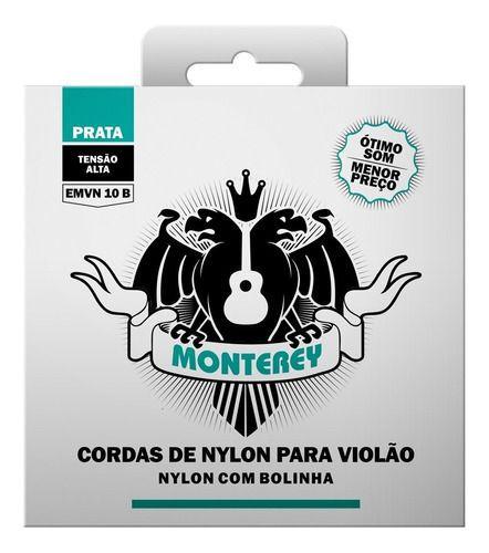 Encordoamento Violão Nylon Alta Monterey Bolinha Emvn10b - Solez