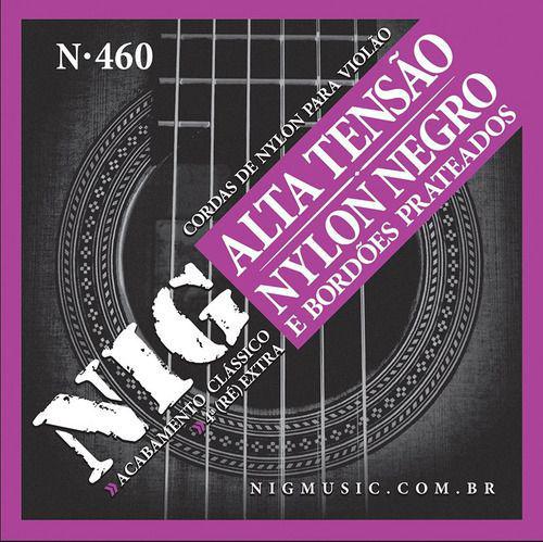 Encordoamento Violão Nylon Alta NIG Negro N460