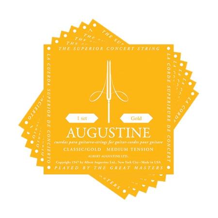Encordoamento VIolão Nylon - AUGUSTINE CLASSIC GOLD / MÉDIA - Albert Augustine