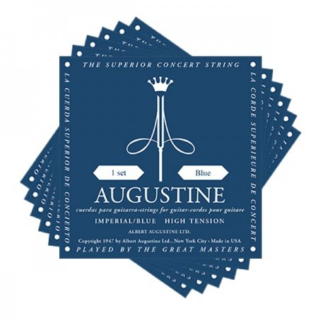 Encordoamento Violão Nylon - AUGUSTINE IMPERIAL BLUE / RÍGIDA - Albert Augustine