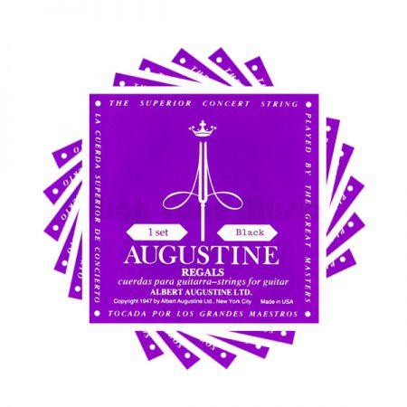 Encordoamento VIolão Nylon - AUGUSTINE REGAL BLACK / EXTRA-LEVE - Albert Augustine
