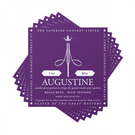 Encordoamento VIolão Nylon - AUGUSTINE REGAL BLUE / ALTA - Albert Augustine