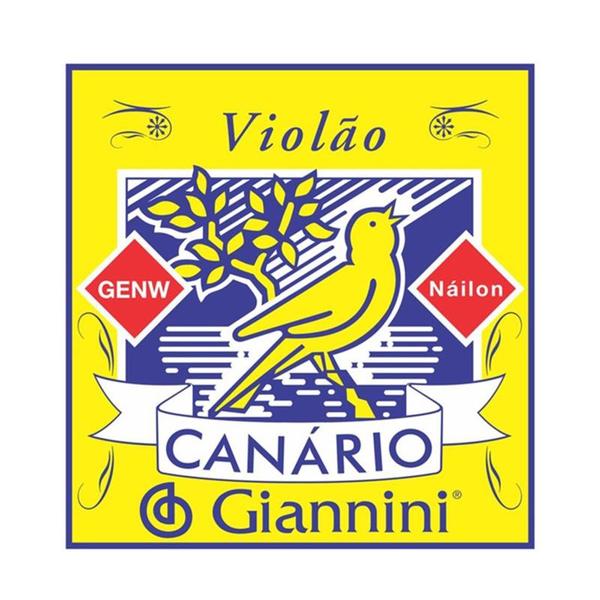 Encordoamento Violão Nylon Canário com Chenilha GENW - Giannini