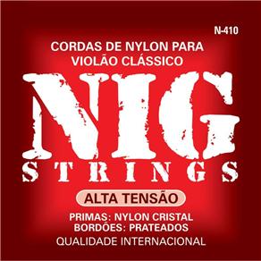 Encordoamento Violão Nylon NIG N410 Alta Tensão