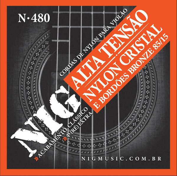 Encordoamento Violão Nylon Tensao Alta Nig N480 - Rouxinol