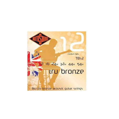 Encordoamento Violao Rotosound Tb12 Aço Bronze (12-54) 80/20 0.12