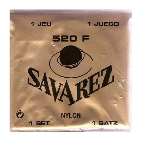 Encordoamento Violao Savarez 520F Nylon Tensao Media/Forte
