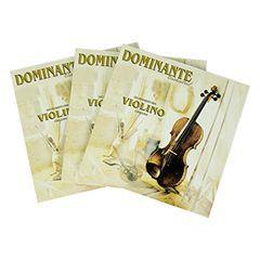 Encordoamento Violino 4/4 Dominante Orchestral ( Kit C/ 03 Unidades ) Cód. 89