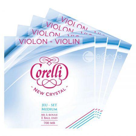 Encordoamento Violino - CORELLI NEW CRYSTAL - MÉDIA / COM BOLA - Savarez