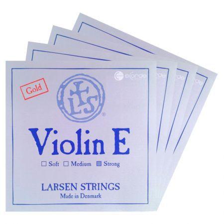 Encordoamento Violino - LARSEN - GOLD / ALUMÍNIO / RÍGIDA