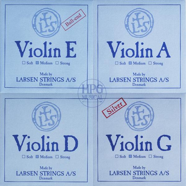 Encordoamento Violino Larsen Original Média Mi e Aço - Larsen Strings