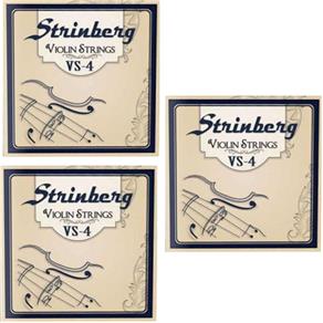 3 Encordoamento Violino Strinberg Vs4