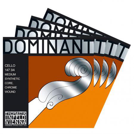 Encordoamento Violoncelo 3/4 - THOMASTIK DOMINANT - Thomastik Infeld Viena