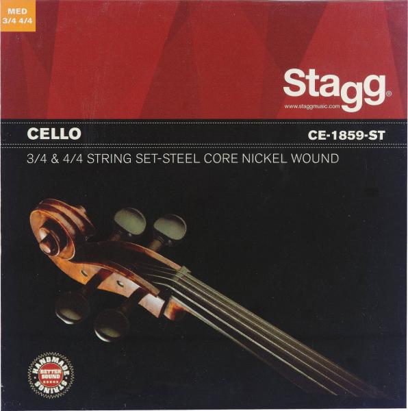 Encordoamento Violoncelo Especial Cello Stagg 3/4 4/4