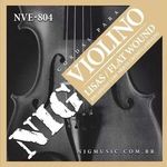 Encordoamentos para Violino Flat Wound Nig Nve-804