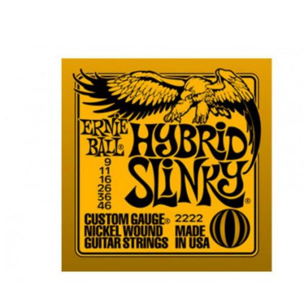 Ernie Ball - Encordoamento .009/.046 para Guitarra Hybrid Slinky 2222