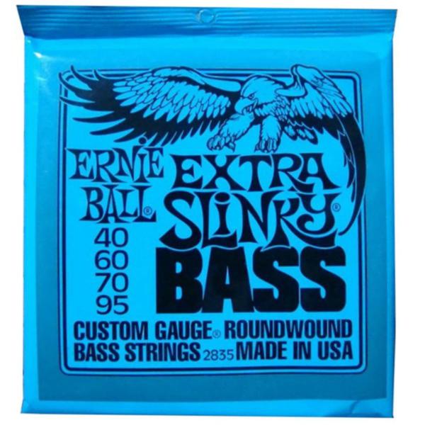Ernie Ball - Encordoamento 040 para Baixo Extra Slinky 2835
