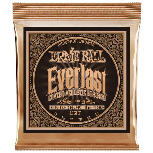 Encordoamento Everlast Phosphor Bronze Light 2548 - Ernie Ball